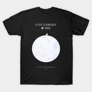 LOVE YOURSELF 承 ‘HER’ Moon Light T-Shirt